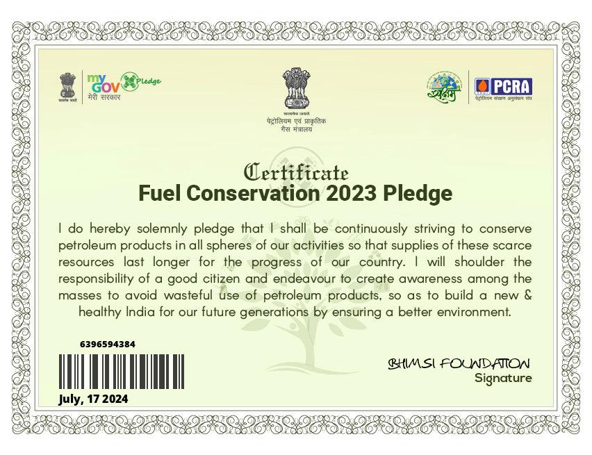 FUEL CONSEVATION